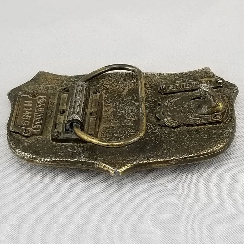 Belt‎ Buckle 1984 I'm Proud To Be American Freedom Bald Eagle USA Made